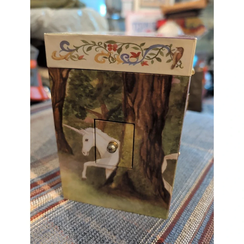 Adorable Enchantmints Unicorn Horse Music Box, Multicolored Used Many Drawers